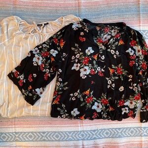 Banana republic floral blouse bundle set